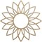 Ekena Millwork Daisy Wood Fretwork Pierced Ceiling Medallion, Birch, 38"OD x 12 1/2"ID x 1/4"T CMWP38X38X0250DABI - alternate 1